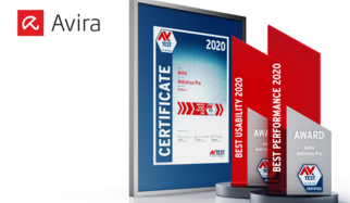 AV-TEST Award 2020 f&uuml;r Avira