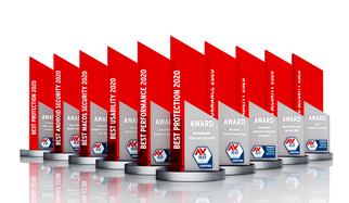AV-TEST Awards 2020 &ndash; r&eacute;compense pour les meilleurs produits de cybers&eacute;curit&eacute;