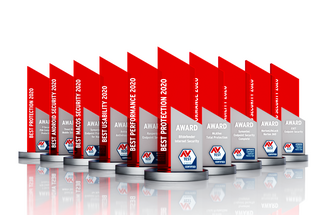 AV-TEST Awards 2020: Nur die besten Sicherheitsprodukte erhalten den AV-TEST Award.