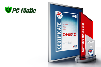 AV-TEST Award 2021 für PC Matic