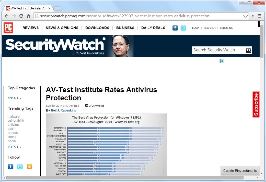 software antivirus pc mag