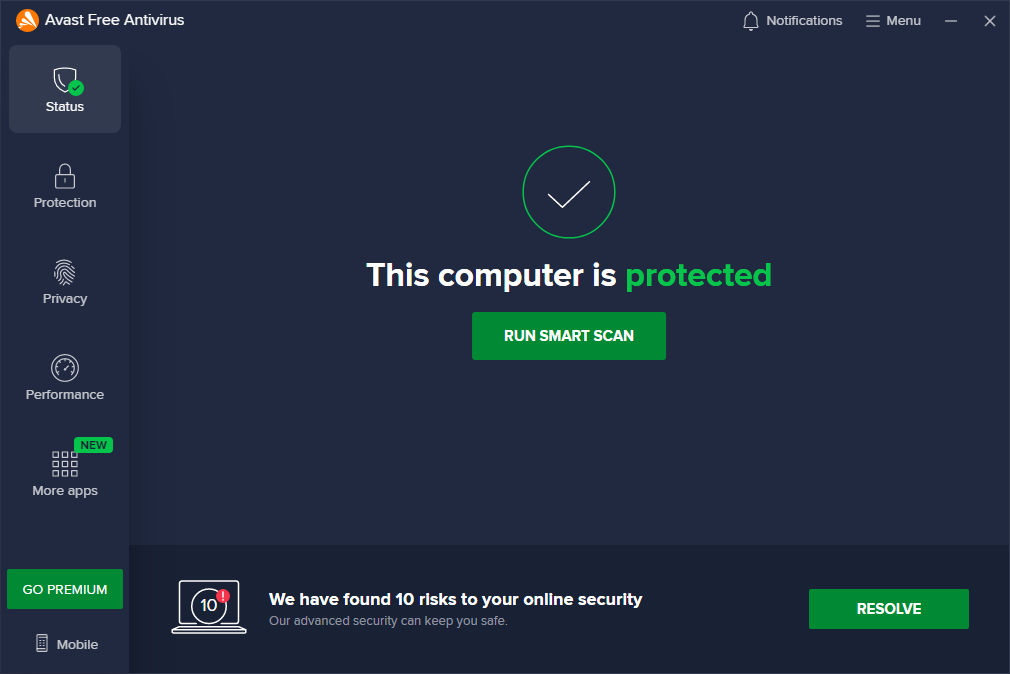 Avast Free Antivirus