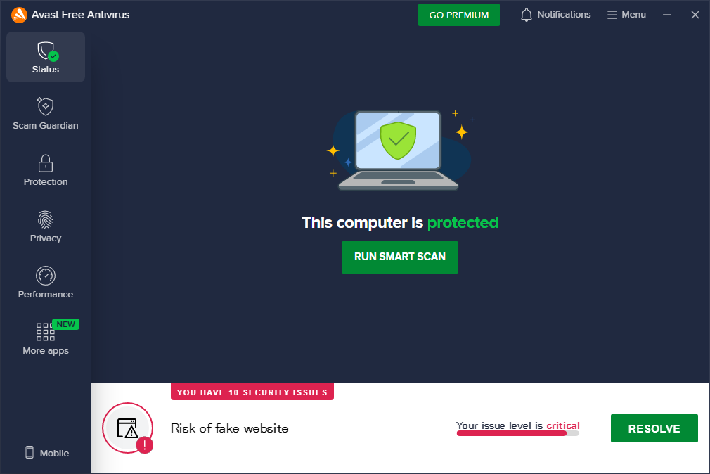 Avast Free Antivirus
