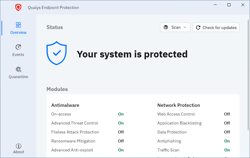 Qualys Endpoint Protection