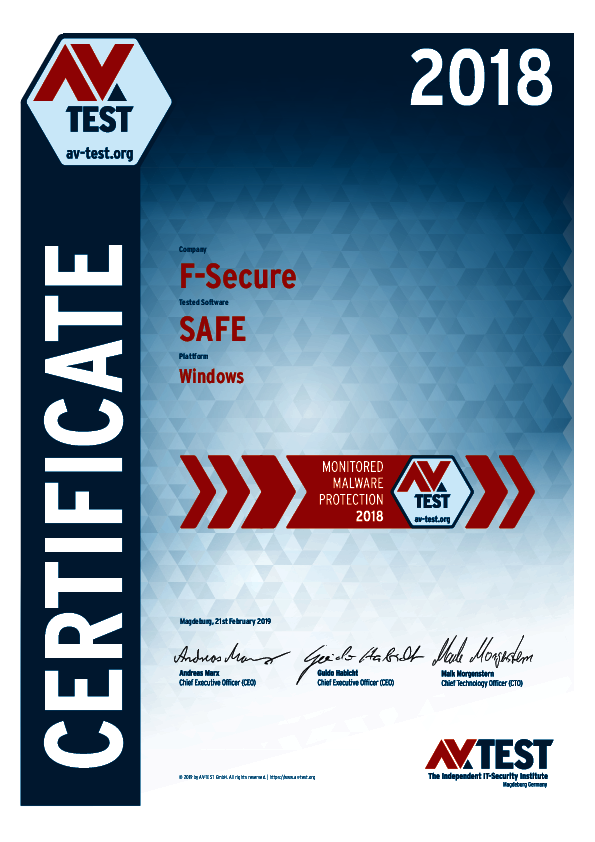 <p>Download as: <a href="/fileadmin/Awards/Producers/f-secure/2018/avtest_certificate_windows_home2018_fsecure.pdf">PDF</a></p>