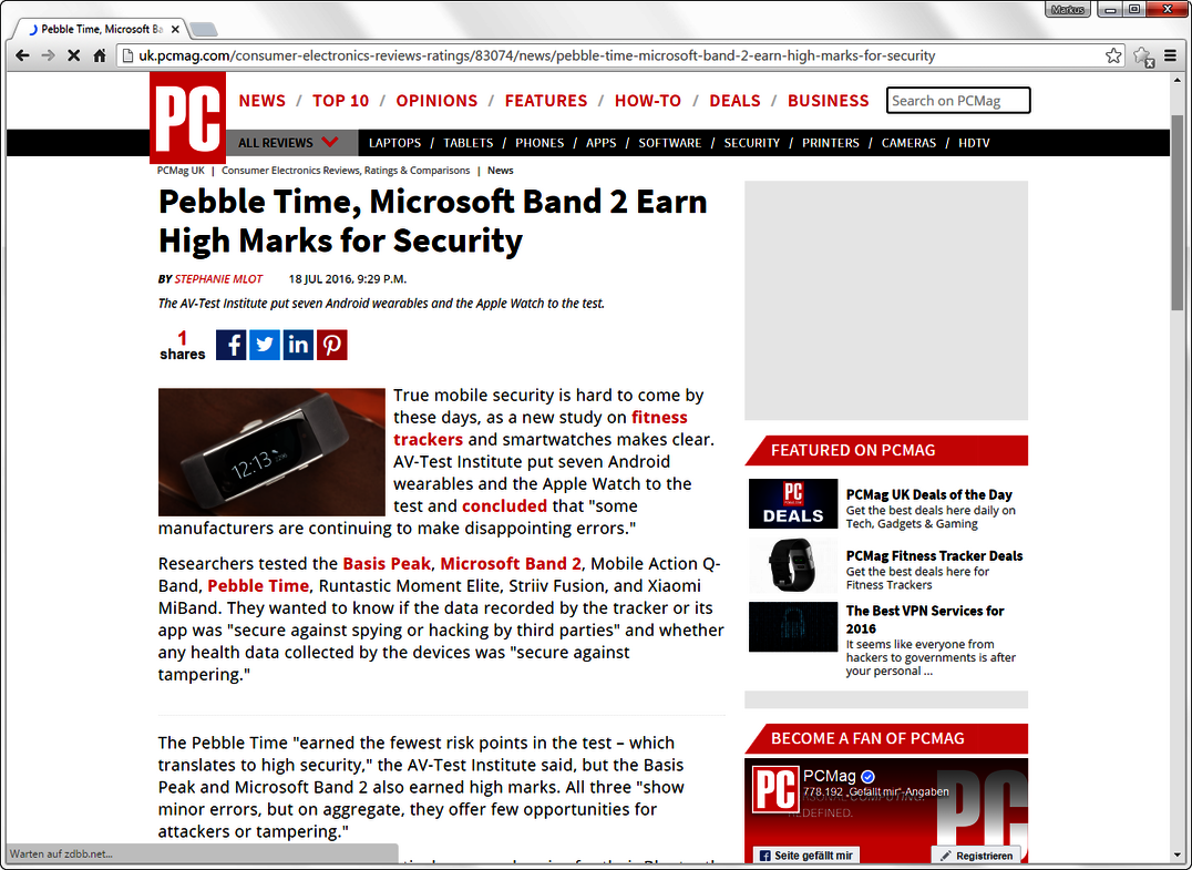  AV-TEST en los medios II/2016