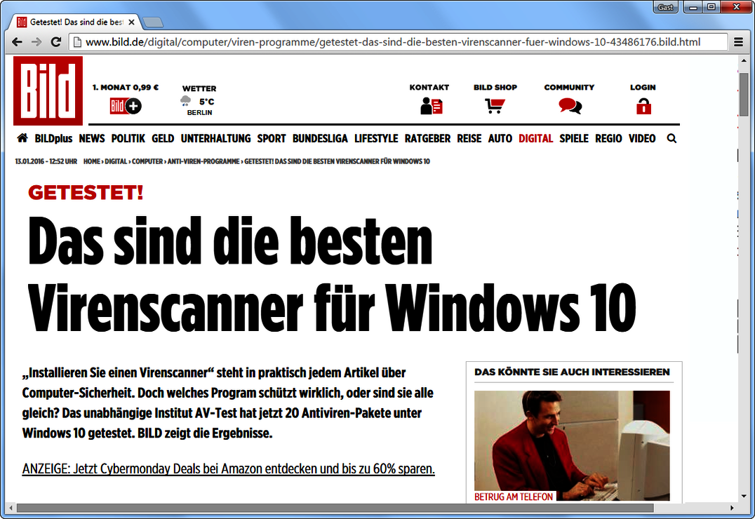 AV-TEST Medienspiegel IV/2015