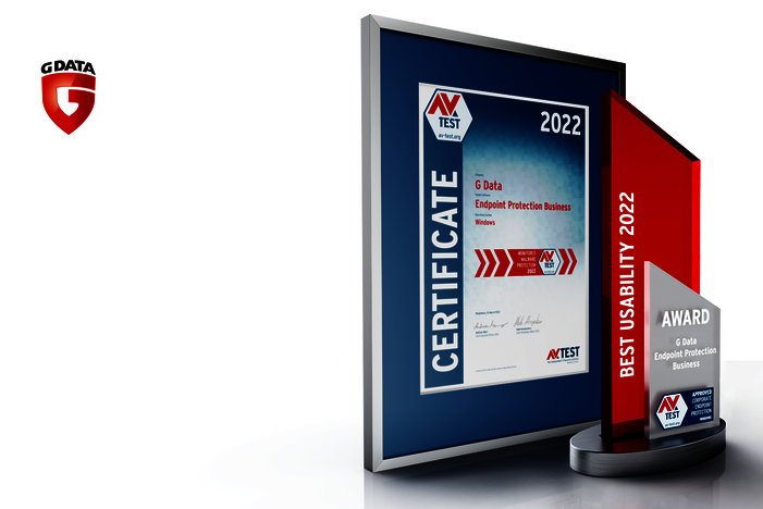AV-TEST Award 2022 f&uuml;r G DATA