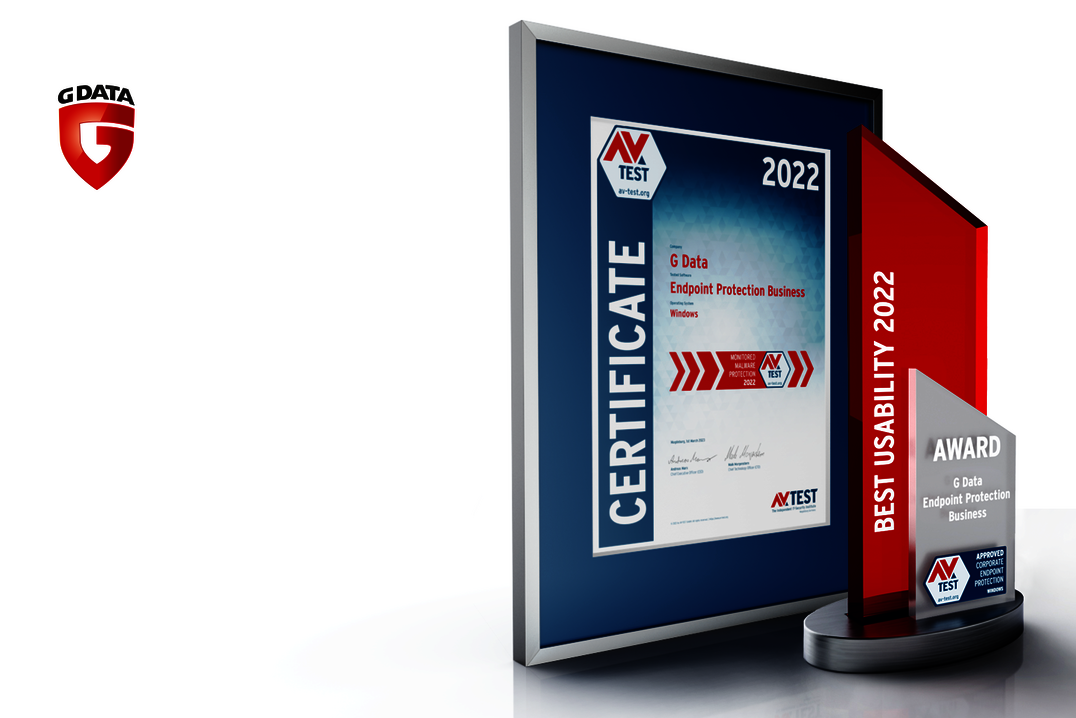 AV-TEST Award 2022 para G DATA