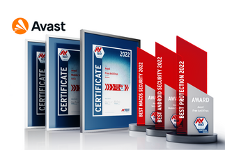 AV-TEST Award 2022 para Avast