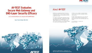 AV-TEST bewertet die Wirksamkeit von Secure Web Gateway und DNS-Schicht-Sicherheit