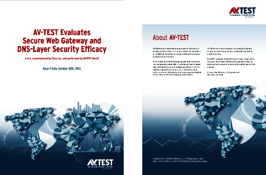 AV-TEST &eacute;value l'efficacit&eacute; de la passerelle Web s&eacute;curis&eacute;e et de la s&eacute;curit&eacute; de la couche DNS