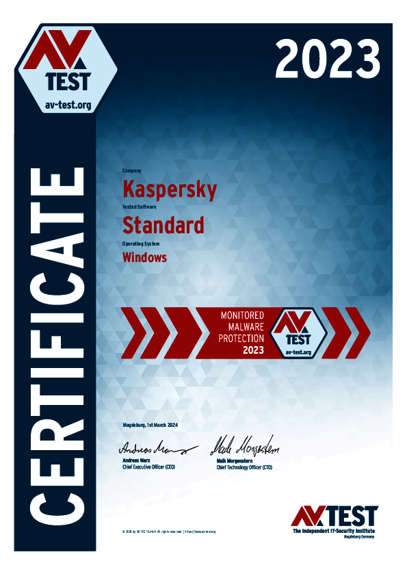 <p>Download as: <a href="/fileadmin/Content/Certification/2023/avtest_certificate_2023_windows_kaspersky_standard.pdf">PDF</a></p>