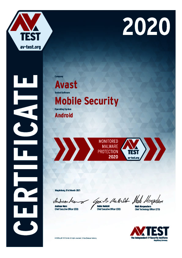 <p>Download as: <a href="/fileadmin/Content/Certification/2020/avtest_certificate_android_2020_avast_mobile_security.pdf">PDF</a>​​​​​​​</p>