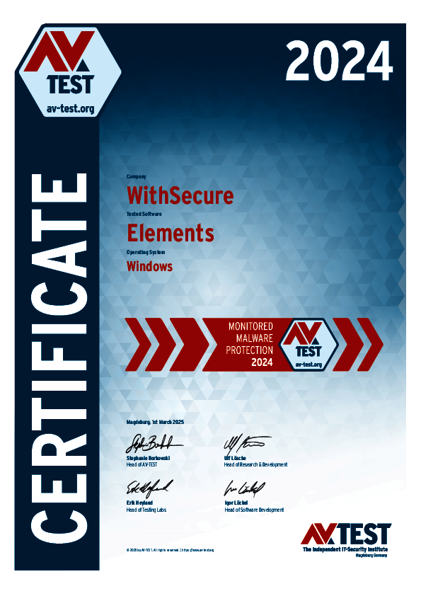 <p>Download as: <a href="/fileadmin/Content/Certification/2024/WithSecure/certificates-2024-250307-WithSecure.pdf">PDF</a></p>