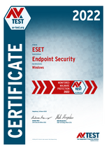 &lt;p&gt;Download as: &lt;a href=&quot;/fileadmin/Content/Certification/2022/avtest_certificate_2022_windows_eset_endpoint_security.pdf&quot;&gt;PDF&lt;/a&gt;&lt;/p&gt;