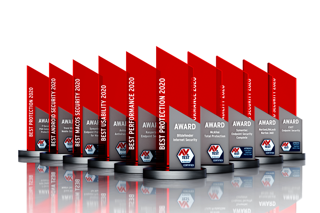 AV-TEST Awards 2020 &ndash; r&eacute;compense pour les meilleurs produits de cybers&eacute;curit&eacute;