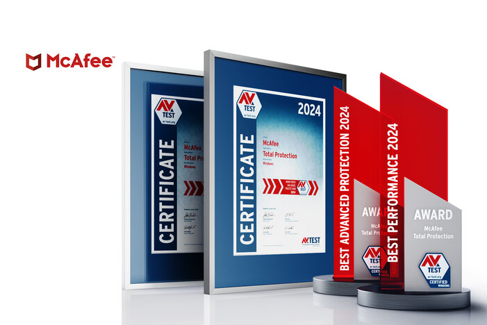 AV-TEST Awards 2024 for McAfee