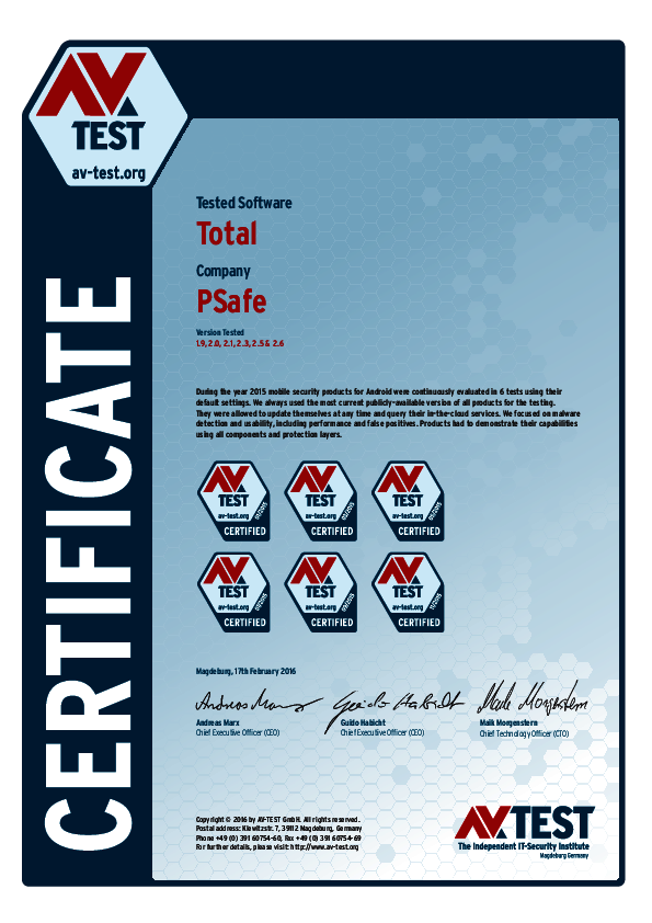 <p>Download as: <a href="/fileadmin/Content/Certification/2015/avtest_certified_mobile_2015_psafe.pdf">PDF</a></p>