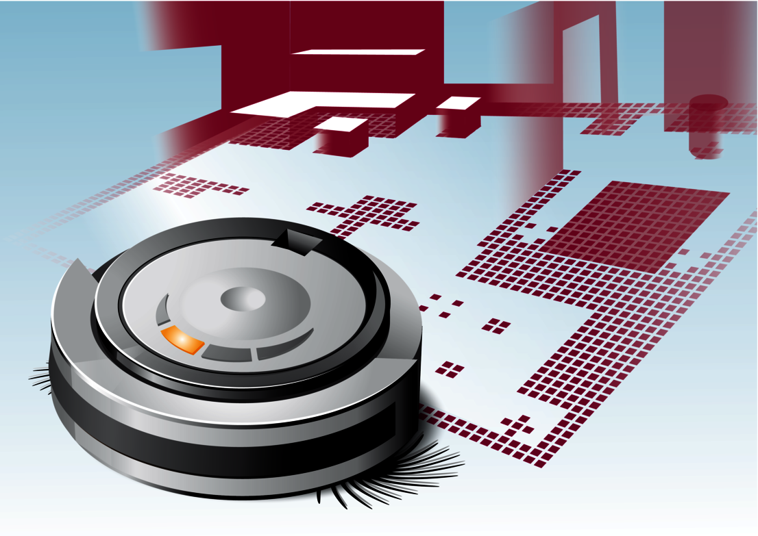 Saugroboter im Sicherheitscheck Saugroboter im Sicherheitscheck