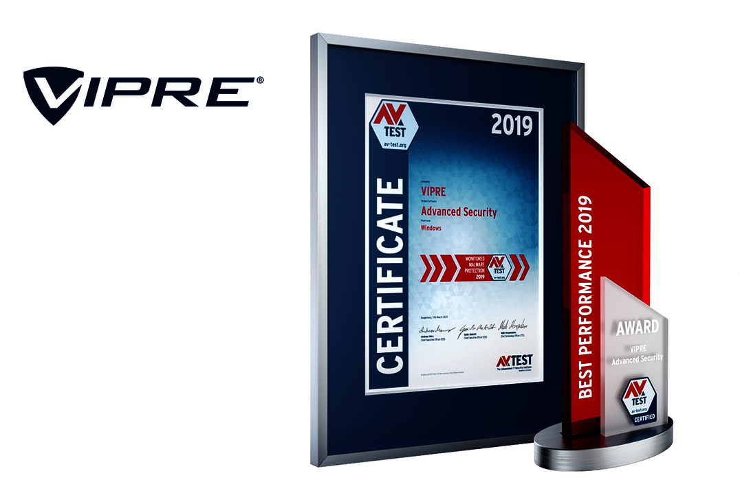 AV-TEST Award 2019 para VIPRE