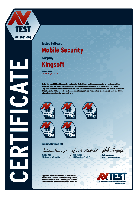 <p>Download as: <a href="/fileadmin/Content/Certification/2013/avtest_certified_mobile_2013_kingsoft.pdf">PDF</a></p>