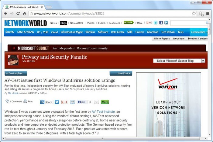 AV-TEST dans les m&eacute;dias