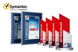 AV-TEST Award 2019 for Symantec (Broadcom)