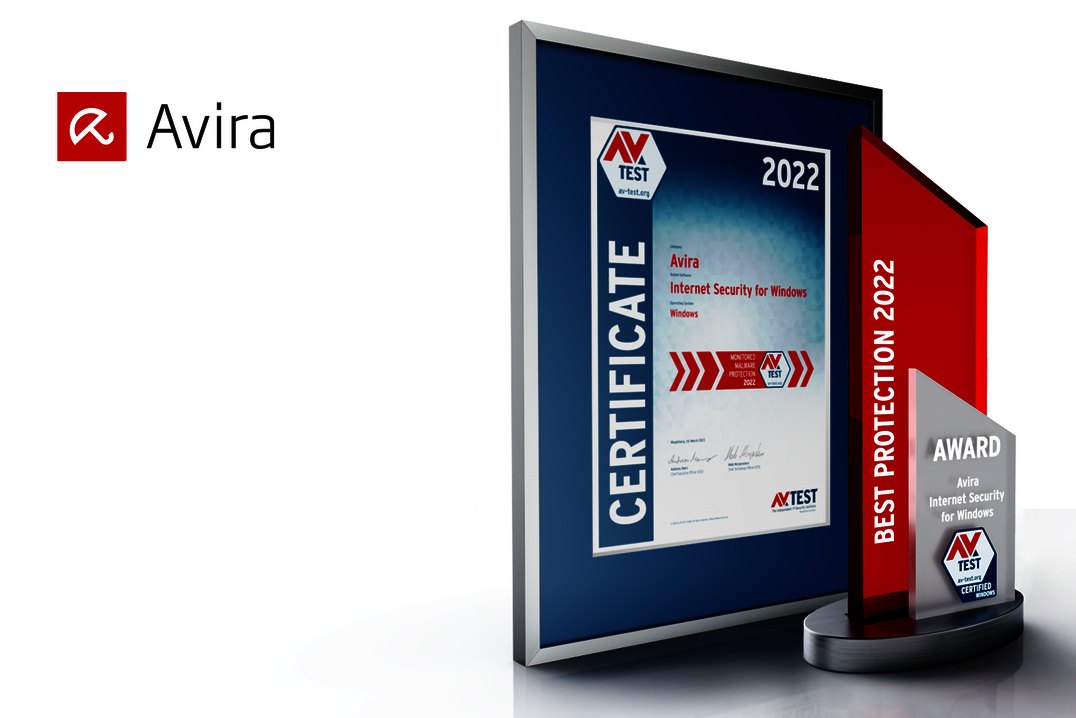 AV-TEST Award 2022 d&eacute;cern&eacute; &agrave; Avira