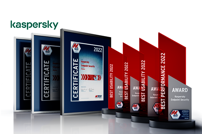 AV-TEST Award 2022 d&eacute;cern&eacute; &agrave; Kaspersky