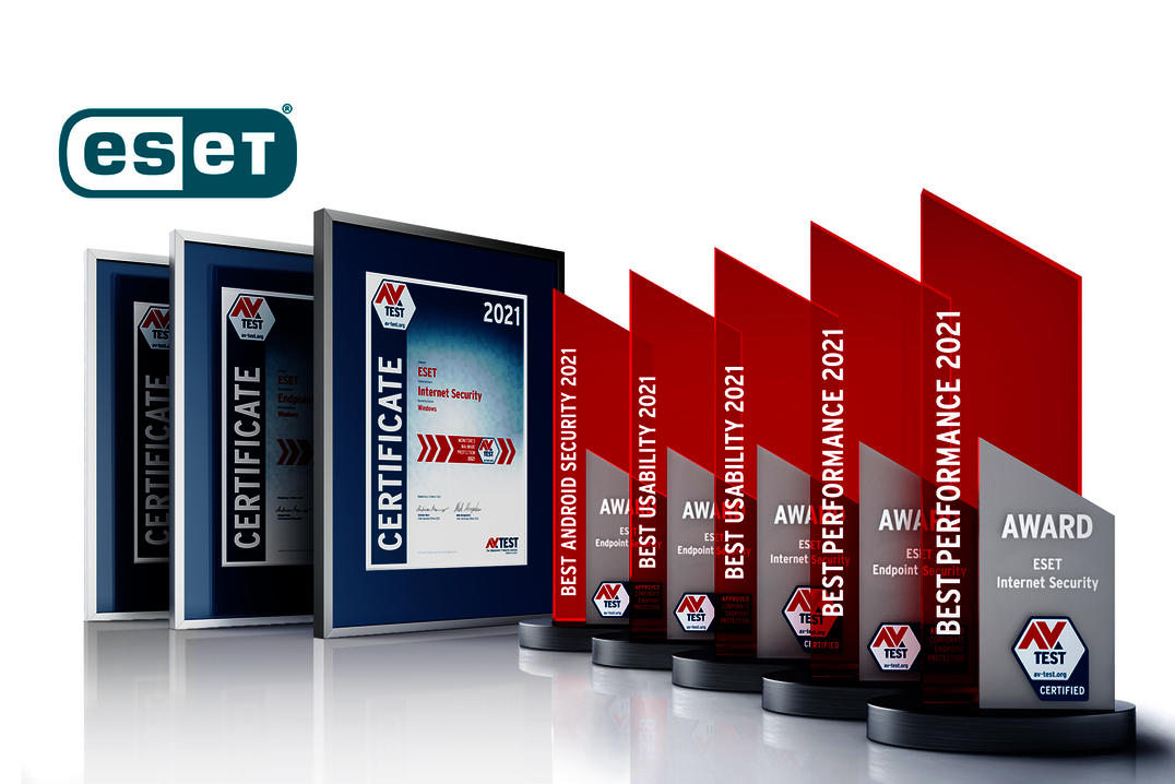 AV-TEST Award 2021 for ESET