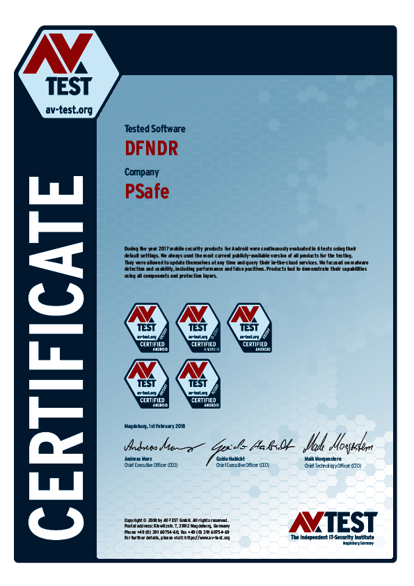 <p>Download as: <a href="/fileadmin/Content/Certification/2017/avtest_certified_mobile_2017_psafe.pdf">PDF</a></p>