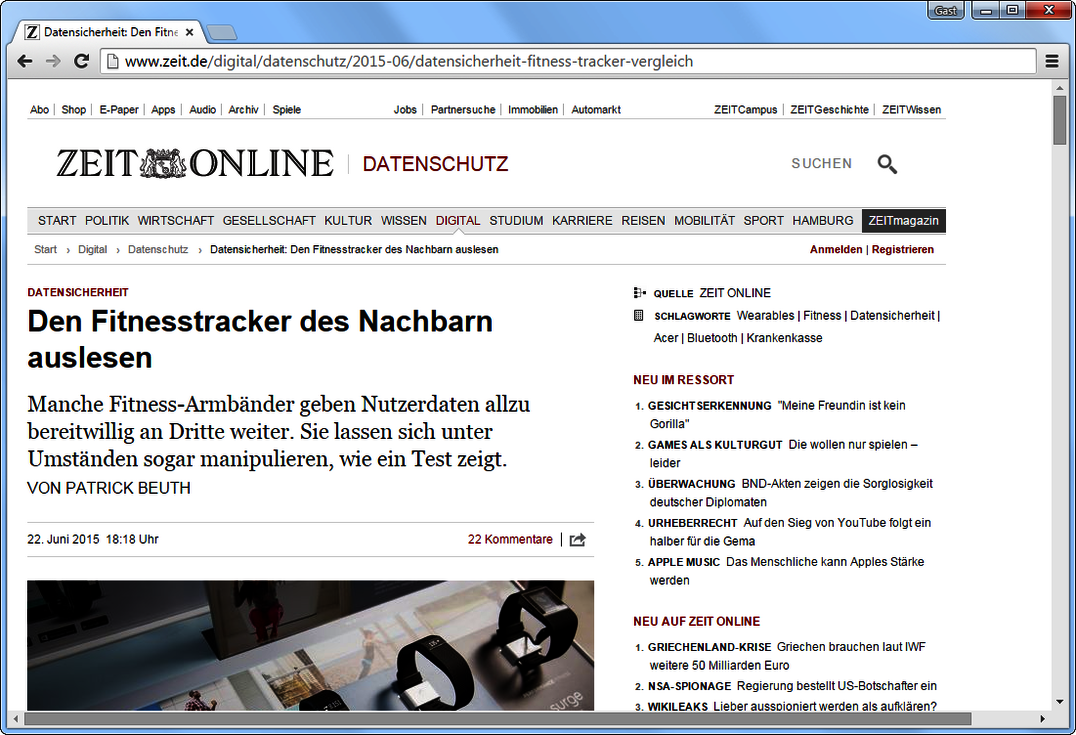 AV-TEST Medienspiegel II/2015