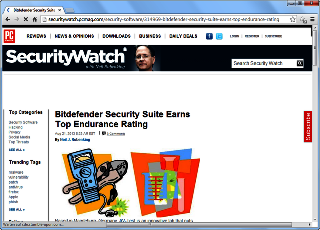 Press Coverage on AV-TEST