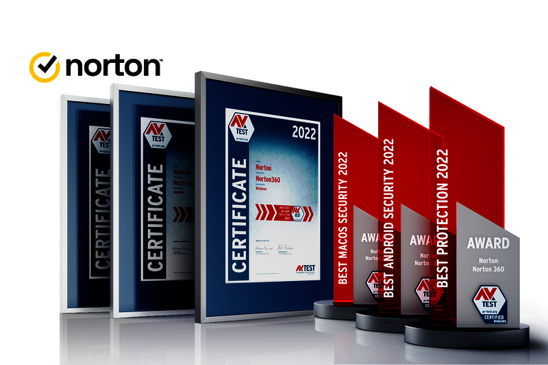AV TEST Award 2022 For Norton