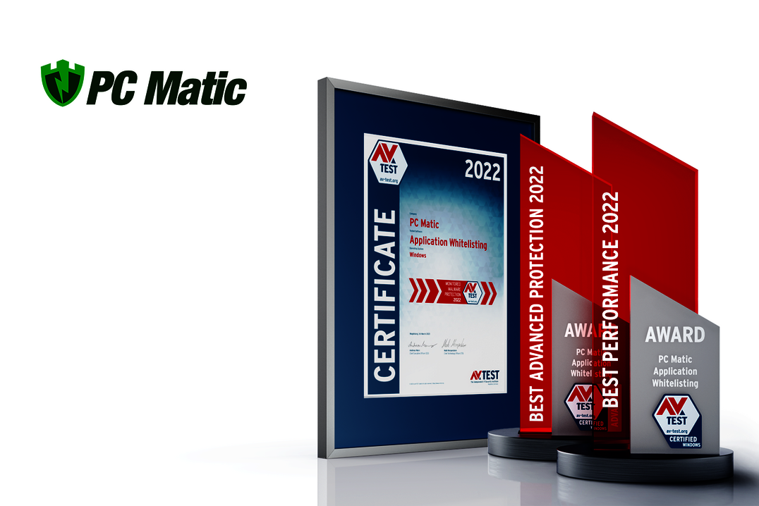 AV-TEST Award 2022 d&eacute;cern&eacute; &agrave; PC Matic 