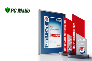 AV-TEST Award 2022 für PC Matic