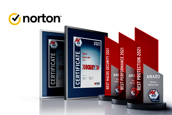 AV-TEST Award 2021 for Norton