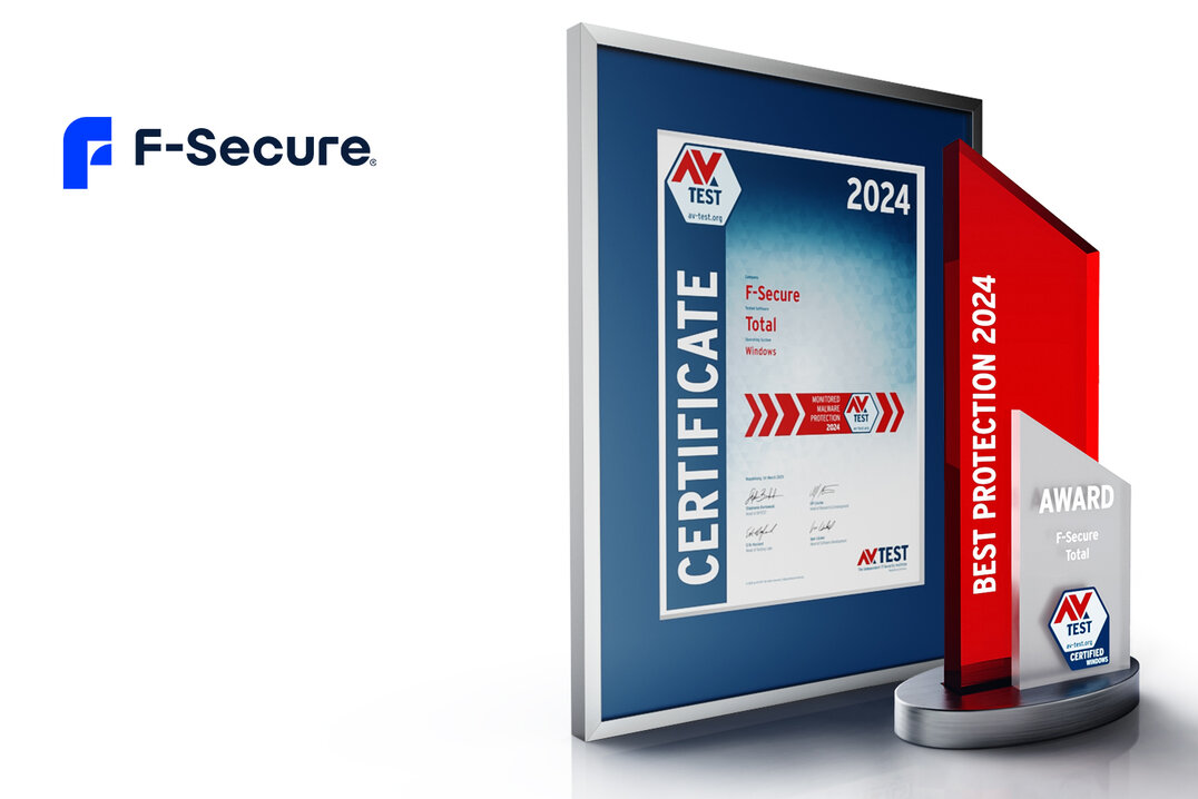 AV-TEST Award 2024 AV-TEST Award 2024 for F-Secure