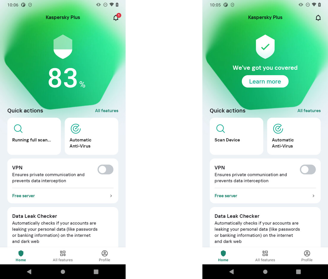 Kaspersky Plus for Android