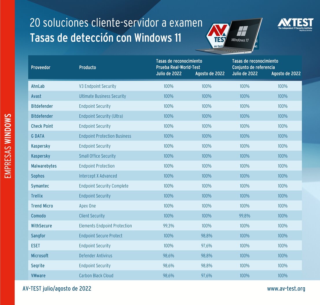 Las soluciones cliente-servidor en la prueba de detección
