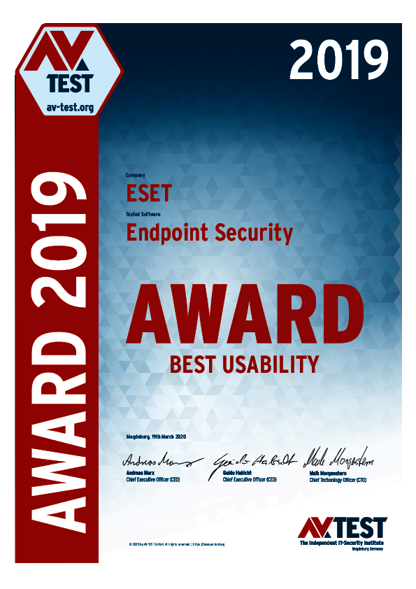 <p>Download as: <a href="/fileadmin/Awards/Producers/eset/2019/avtest_award_2019_best_usability_eset.pdf">PDF</a></p>