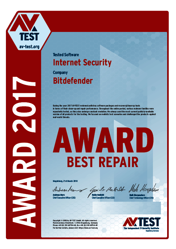 <p>Download as: <a href="/fileadmin/Awards/Producers/bitdefender/2017/avtest_award_2017_best_repair_bitdefender_is.pdf">PDF</a></p>