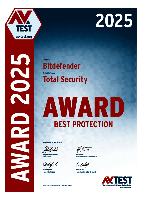 <p>Download as: <a href="/fileadmin/Awards/Producers/bitdefender/2025/avtest_award_2025_best_protection_bitdefender_total.pdf">PDF</a></p>