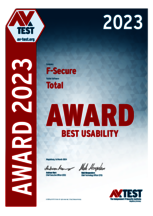 &lt;p&gt;Download as: &lt;a href=&quot;/fileadmin/Awards/Producers/f-secure/2023/avtest_award_2023_best_usability_fsecure.pdf&quot;&gt;PDF&lt;/a&gt;&lt;/p&gt;