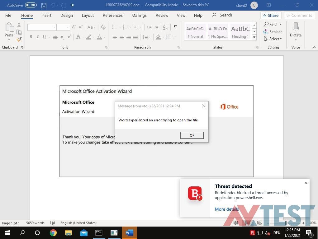 Angriff erfolgreich abgewehrt