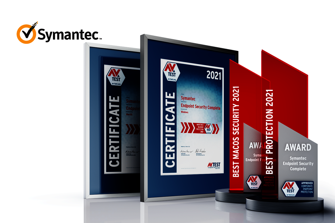 AV-TEST Award 2021 for Symantec (Broadcom)