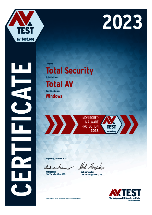 <p>Download as: <a href="/fileadmin/Content/Certification/2023/avtest_certificate_2023_windows_totalsecurity_totalav.pdf">PDF</a></p>