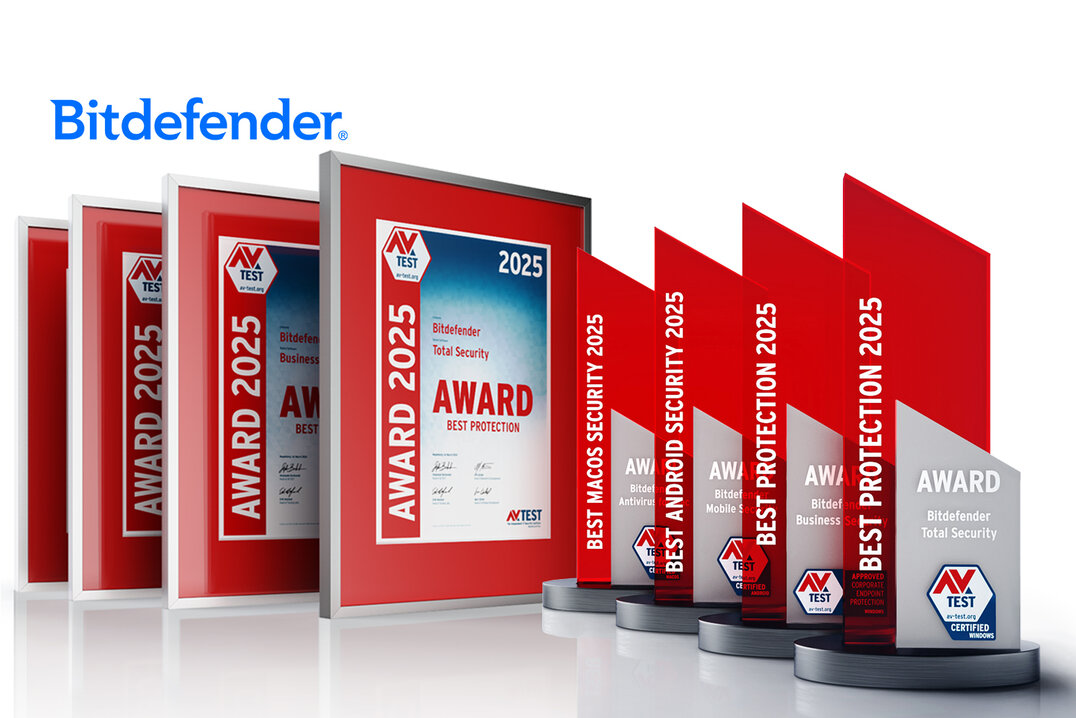 AV-TEST Awards 2025 d&eacute;cern&eacute;s &agrave; Bitdefender