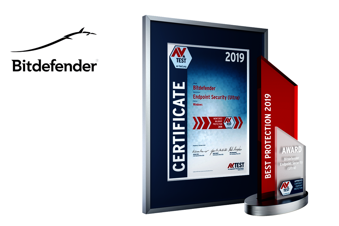 AV-TEST Award 2019 AV-TEST Award 2019 for Bitdefender